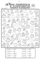 Vorschau - Arbeitsblätter - Clothes I Spy... - Count, Read & Colour (Suchbilder) - Seite 3