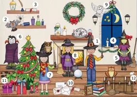Vorschau - Arbeitsblätter - Lesespur "Weihnachten in der Zauberschule" - Klasse 3-4 - 4fach differenziert - Seite 2