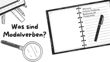 Vorschau - Bildkarten - Modalverben Einfach erklärt Video und pdf-Datei A2 - Seite 3