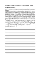 Vorschau - Stundenentwürfe - Rechtschreibung - Abschreibübungen - Seite 1