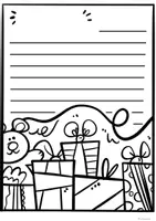 Vorschau - Mal- und Bastelvorlagen - Wunschzettel Vorlagen zum Basteln, Schreiben und Ausmalen - Seite 3