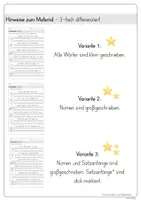 Vorschau - Arbeitsblätter - Schüttelsätze Winter & Weihnachten - 3-fach differenziert - Seite 1
