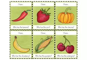 Vorschau - Spiele - I have... who has...? - "fruits and vegetables" - Seite 2
