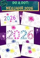Vorschau - Fördermaterial/Inklusion - Do a dot - Neujahr 2026 - Deckblatt