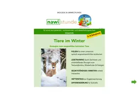 Vorschau - Präsentationen/Tafelbilder - INTERACTIVE Tiere im Winter 5./6.Schulstufe - Seite 1
