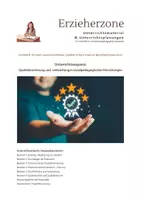 Vorschau - Stundenentwürfe - Unterrichtssequenz: Qualitätssicherung und -entwicklung in sozialpädagogischen Einrichtungen, Lernfeld 8: Im Team zusammenarbeiten, Qualität sichern sowie im Berufsfeld kooperieren - Deckblatt