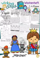 Vorschau - Arbeitsblätter - Wochenheft 41 "Märchen" (1-4.Klasse) - Deckblatt