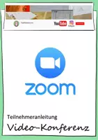 Vorschau - Poster - Video-Konferenz mit Zoom - Teilnehmeranleitung - Deckblatt