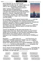Vorschau - Arbeitsblätter - René Magritte | Lückentext Künstlerporträt | Kunstgeschichte | Kunst - Seite 1