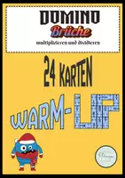 Vorschau - Arbeitsblätter - Domino | Brüche multiplizieren und dividieren | Warm-up 🁃 - Deckblatt