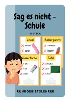 Vorschau - Spiele - Sag es nicht - Schulmaterialien - Deckblatt