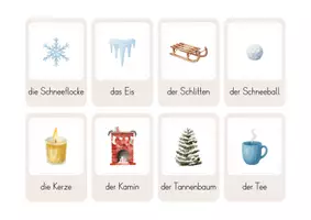 Vorschau - Fördermaterial/Inklusion - Winterwortschatz – Wort- und Bildkarten für die Grundschule - Seite 3