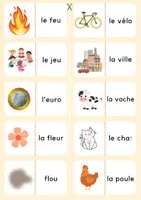 Aperçu - Apprentissages en autonomie - Associer mots-phrases et images - Page 1