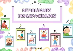 Vista previa - Refuerzo / NEE / Materiales de apoyo - Definiciones Clave de Discapacidad y NEAE - Portada