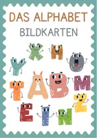 Vorschau - Bildkarten - Karten mit den Buchstaben des deutschen Alphabets - Seite 1