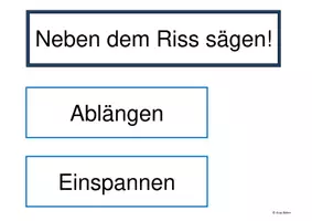 Vorschau - Präsentationen/Tafelbilder - Feinsägen - Grafiken und Wortkarten - Seite 1