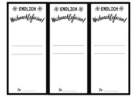 Vorschau - Anderer Materialtyp - Weihnachtsferien-Gruß | Geschenk für KollegInnen und SchülerInnen - Seite 2