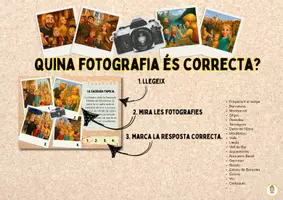 Vista previa - Hojas de trabajo - Comprensió Lectora: Els Selfies d'una familia Catalana. Quina fotografia és correcta? - página 2
