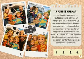 Vista previa - Hojas de trabajo - Comprensió Lectora: Els Selfies d'una familia Catalana. Quina fotografia és correcta? - página 3