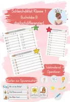 Vorschau - Arbeitsblätter - Schleichdiktat Buchstabe B - dreifachdifferenziert - Deckblatt