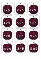 Προεπισκόπηση - Flashcards - Memory Game - Προπαίδεια του 5 - Σελίδα 1