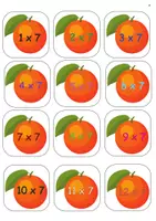 Προεπισκόπηση - Flashcards - Memory Gmae - Προπαίδεια του 7 - Εξώφυλλο