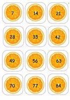 Προεπισκόπηση - Flashcards - Memory Card – Προπαίδεια του 7 (level II) - Σελίδα 1