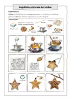 Vorschau - Arbeitsblätter - Vorgangsbeschreibung - Rezept - Vogelfutterplätzchen (Deutsch, Klasse 5-7) - Seite 1