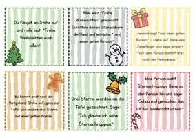 Vorschau - Spiele - Lesespiel zum Beginn der Weihnachtsferien - Seite 1