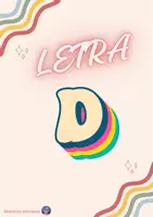 Vista previa - Tarjetas / Manipulativos - LETRA D - Portada