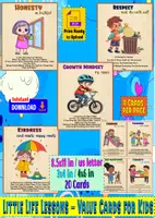Aperçu - Apprentissages en autonomie - Little Life Lessons – Value Cards for Kids - Page de couverture