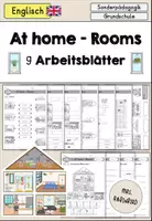 Vorschau - Arbeitsblätter - At home Rooms (Räume, Zimmer) Arbeitsblätter - Englisch - Deckblatt