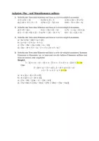Vorschau - Stundenentwürfe - 02 Unterrichtsaufschrieb und Arbeitsblatt: Plus und Minusklammern auflösen - Deckblatt