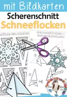 Vorschau - Mal- und Bastelvorlagen - Schneeflocken Scherenschnitt - Bastelprojekt & Vorgangsbeschreibung - Fensterdeko für den Winter - Deckblatt