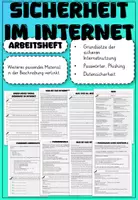 Vorschau - Stundenentwürfe - Materialpaket Sicher im Internet - Deckblatt