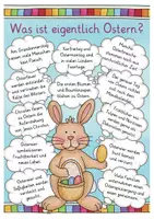 Vista previa - Hojas de trabajo - Was ist Ostern? Arbeitsblätter / Poster Deutsch Alemán (pascua) - página 3
