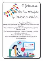Vista previa - Hojas de trabajo - Banderines Mujeres científicas - Portada