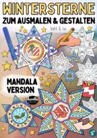 Vorschau - Mal- und Bastelvorlagen - Wintersterne ⭐️ - Mandala-Ausmalbilder zu Winter & Weihnachten - Deckblatt