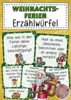 Vorschau - Mal- und Bastelvorlagen - Gesprächsanlässe - zum Erzählwürfel erzählen - Seite 1