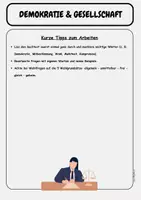 Vorschau - Arbeitsblätter - Demokratie verstehen - Arbeitsblätter & Probevorbereitung Klasse 3-4 - Seite 1