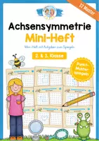 Vorschau - Arbeitsblätter - Achsensymmetrie: Mini-Heft (Punkte spiegeln) - Deckblatt