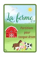 Aperçu - Apprentissages en autonomie - PARTITIONS TONGUE DRUM thème LA FERME 3 - Page de couverture