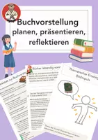 Vorschau - Unterrichtsreihen - Buchvorstellung: planen, präsentieren, reflektieren - Deckblatt
