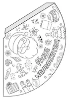 Vorschau - Mal- und Bastelvorlagen - Partyhütchen - Frohe Weihnachten zum Ausmalen / Merry Christmas - Seite 2