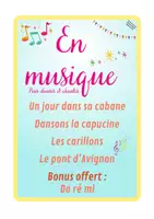 Aperçu - Apprentissages en autonomie - PARTITIONS TONGUE DRUM thème EN MUSIQUE - Page 2