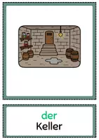Vorschau - Bildkarten - RÄUME / WOHNEN (Wort- und Bildkarten DAF/DAZ) - Seite 2