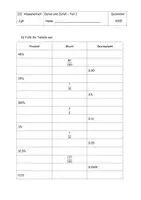 Vorschau - Klassenarbeiten - Klassenarbeit - Daten und Zufall - Wahrscheinlichkeit - Deckblatt
