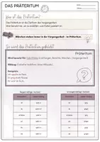 Vorschau - Arbeitsblätter - Das Präteritum - Übungsaufgaben Klasse 5 - Seite 1