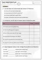 Vorschau - Arbeitsblätter - Das Präteritum - Übungsaufgaben Klasse 5 - Seite 2