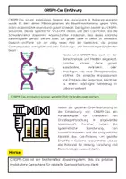 Vorschau - Arbeitsblätter - CRISPR-Cas: Genschere erklärt - Gen-Editing, Gentechnik - Seite 1